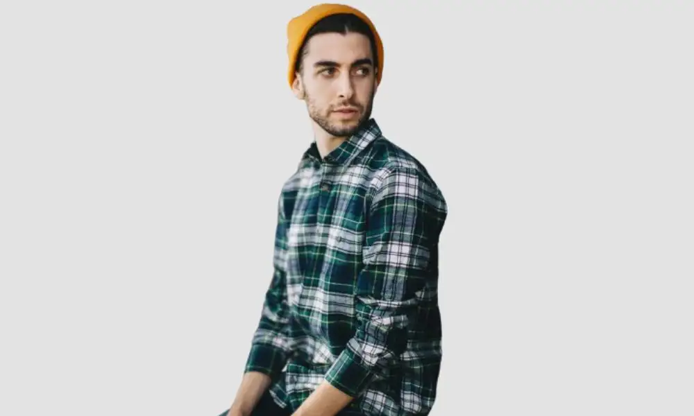 Green and blue plaid shirt bulk manufacturing