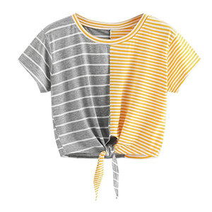 High Quality Summer Casual Women Crop Top 100% Cotton Quick Dry Breathable Reasonable Price Best Selling for Online Sale