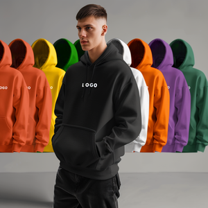 Custom Print 60% Cotton 40% Polyester Men's Hoodie Sweatshirt OEM Service High Quality