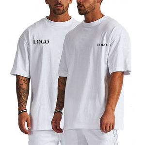 Summer Professional Tees Customization Blank T Shirt Oversized XS-4XL White Organic Cotton