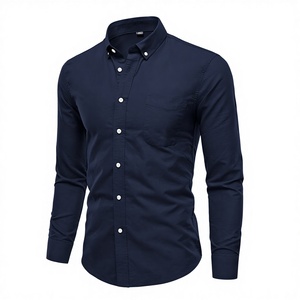 2026 Spring and Autumn Men's Oxford 100% Cotton Breathable Washed Shirt