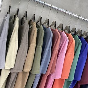 OEM Retro 100% Cotton Heavyweight Mens Oversized Stone Wash T-Shirt