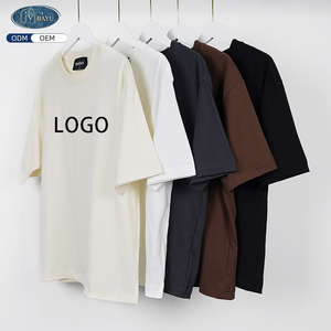 Wholesale Unisex High Quality Tshirt 220gsm 100% Cotton T Shirt Custom Logo Printing Blank O-Neck Plus Size Men's T-shirts